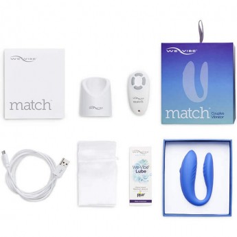 Вибратор для пар WOMANIZER We-Vibe Match голубой Вибратор для пар WOMANIZER We-Vibe Match голубой